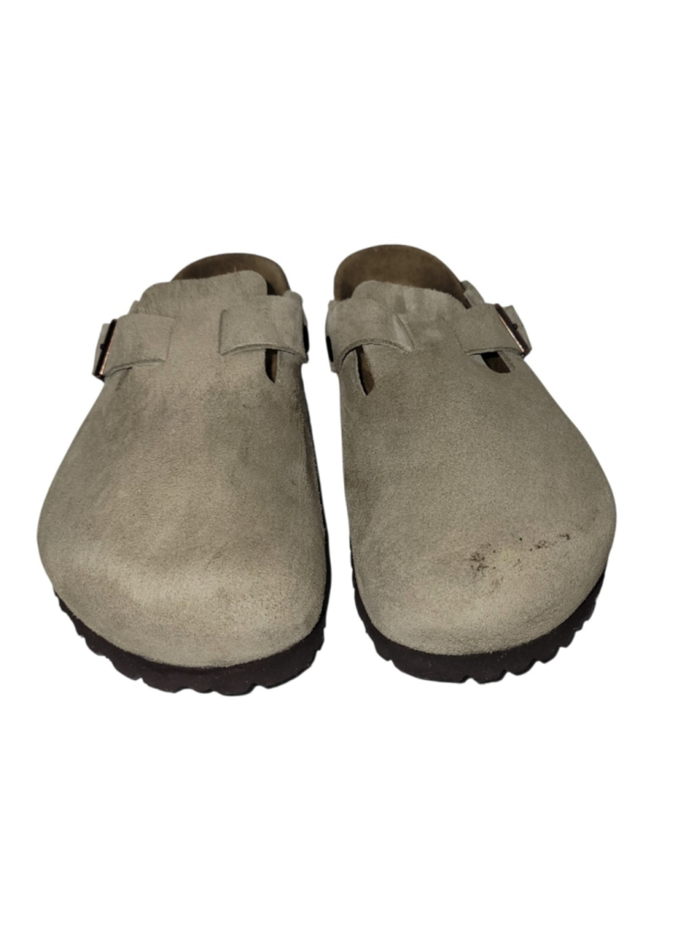 Birkenstock Boston Women's Suede Leather Clog Size 43 Pre-owned Condition
